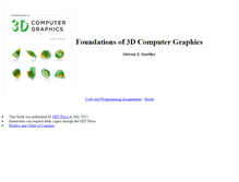 Tablet Screenshot of 3dgraphicsfoundations.com